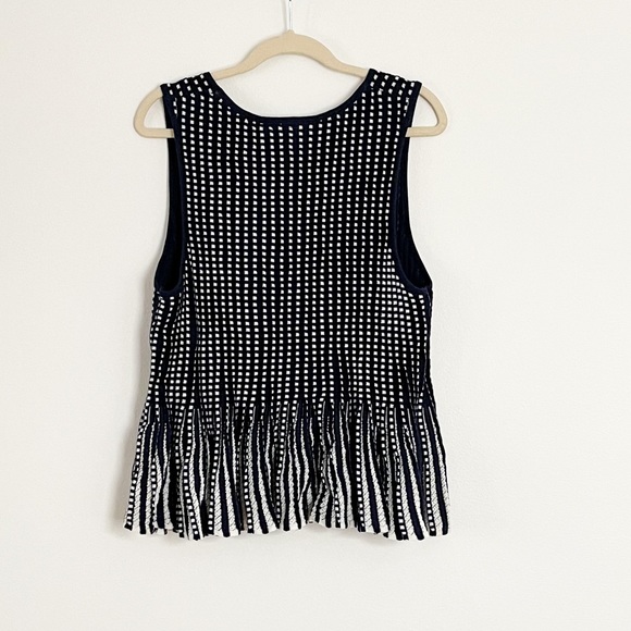 Anthropologie Moth Ostinato Peplum Sweater Tank - Picture 4 of 4